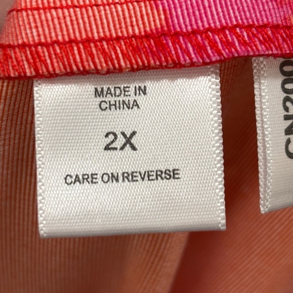 NY&C Color Block Striped Fit & Flare Women’s Pleated Sleeveless Dress 2X NWT - Picture 7 of 12